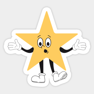 Retro Starboy Wonder Face Sticker